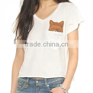 Printed Picture Fox Clothing for Women With Little Pocket thumbnail-1