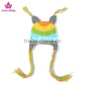 Baby Animal Owl Hat Pattern Photography Props Animal Photo Props for Newborns thumbnail-2