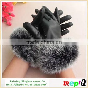 Lady Fashion Sheep Leather Gloves thumbnail-1