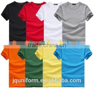 Custom High Quality Blank Men Plain Stretch Print 100 Cotton t Shirt thumbnail-1