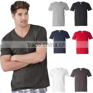 2016 Summer Promotion Plain Dyed O-neck Short Sleeve 160g 100%cotton Custom Elongated t Shirt thumbnail-1