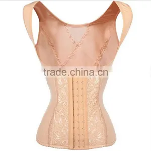 Walson Womens Cotton Slim Sexy Tapestry Brocade Vintage Corset thumbnail-1