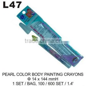 L47 PEARL COLOR BODY PAINTING CRAYONS thumbnail-1