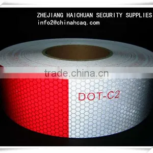 Red and White Reflective Tape for Vehicle thumbnail-1