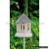 Sell Wooden Bird Feeder With Patina Roof & Metal Pole thumbnail-1