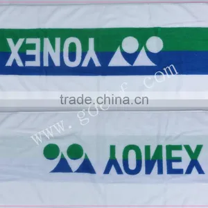 100% Cotton Excellent Absorbency Yarn Dyed Jacquard Sports Towel thumbnail-1