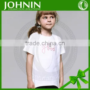Wholesale Promotion Gift Soft 100% Cotton Short Sleeve Kids T-shirt thumbnail-1