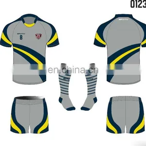 2015 Customize College Team Rugby Jersey Set thumbnail-4