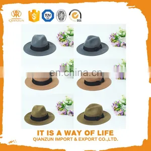 Cheap Womens Fedora Hat Wide Brim Fedora Hat Wholesale thumbnail-6