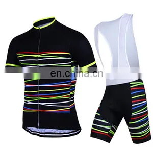 New Fashion Riding Jersey Cycling Bib Shorts Printed Bicycle Sportswear Bike Bib Shorts 3D Coolmax Padded thumbnail-1