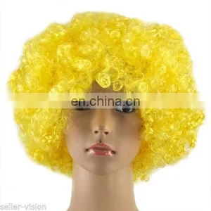 Ahort Afro White Wig FGW-0048 thumbnail-5