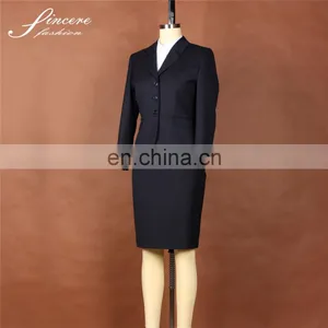 Ladies Wool/Polyester Blazers Women Suits Fancy Suits for Women thumbnail-4