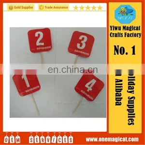 Hot Selling Cheap Customized Event Activity Ornament Mini Toothpick Paper Flags thumbnail-4