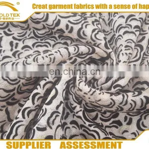 2016 Poly Flocking Chiffon Fabric Textile,Charming Mess Flower High Twisted Chiffon Fabric,Fortuny Pleated Chiffon Fabric thumbnail-1