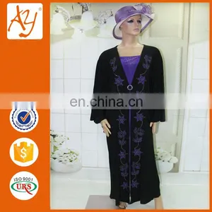 Wholesale Dubai Butterfly Cotton Abaya thumbnail-1