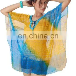 Chiffon Kaftan Exporter Jaipur India thumbnail-1