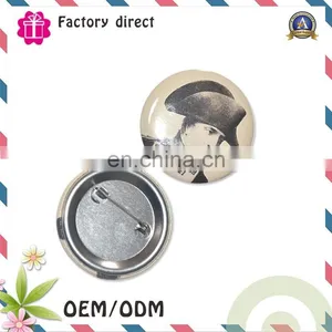 Metal Safty Pin Back Advertising Promotions Tin Button Badge thumbnail-2