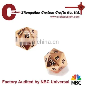 Custom 12mm 20sides Metal Engrave Giant Dice thumbnail-1