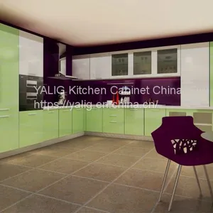 YALIG Polymer PETG Kitchen Cabinet thumbnail-4