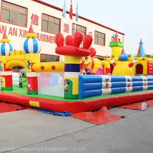 Giant Commercial Disney Playground Inflatable Bounce House for Sale thumbnail-3