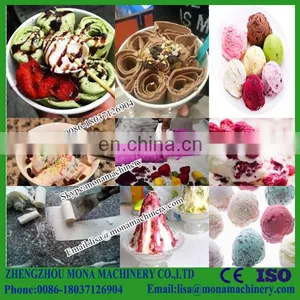Stir Fry Ice Cream Machine Cold Stone Marble Slab Top Fry Ice Cream Machine on Sale thumbnail-2