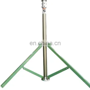 6m to 10m Aluminum Tripod Mast Lighting Tower thumbnail-2