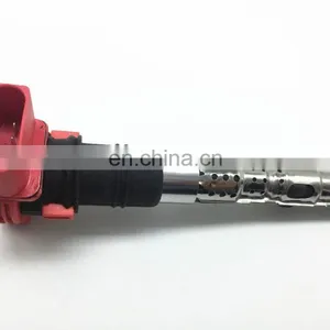 Red Ignition Coil Spark Plug for VW AUDI S4 S6 A6 A8 OEM# 077-905-115 077905115 thumbnail-3