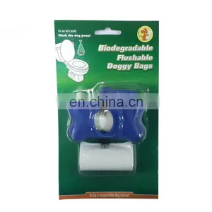 Eco-friendly Pet Flushable Biodegradable Poop Bags With Dispenser thumbnail-4