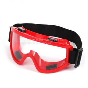 Splash Fog Proof Fit-over Plastic Protective Safety Glasses Goggles With Adjustable Strap thumbnail-1