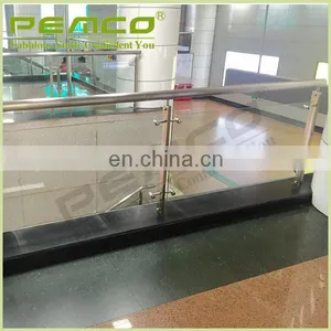 PEMCO Project Glass Railing High End Stair 304 Stainless Steel Glass Handrail thumbnail-2