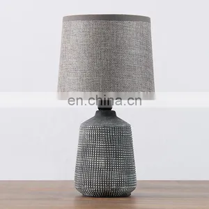 Antique Ceramic Table Light and Creative Art Bedroom Bedside Table Lamp thumbnail-1