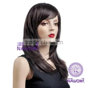 Fashion Ladies Slanting Bang Wigs Fair thumbnail-1