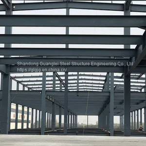 New Design Reliable Seismic Earthquake Prefabricated Light Steel Structure Muti Slope Workshop thumbnail-3