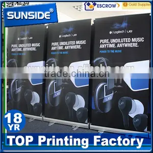 Hot Sales Retractable Wide Base Roll up /custom Size Roll up Banner Stand-Q122 thumbnail-1