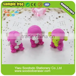 Hotsale School Suppliers Monkey Shape 3d Lovely Eraser thumbnail-2