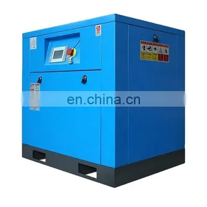 2020 Hot Sale & New 22KW 8bar Aircompressors Silent High Quality Screw Compressor Price Friendly Portable Air Compressor Price thumbnail-1