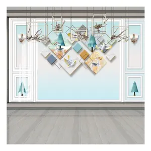 High Grade Luxury Interior Wall Decorative Wall Mural Bamboo Wall Panel Mold For Home Decor Dropshipping thumbnail-2