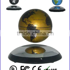 4" Magnetic Spinning and Levitating Globe thumbnail-1