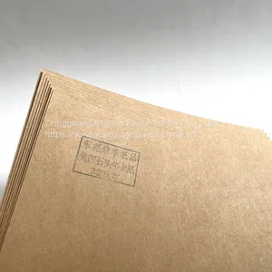 Brown Color Kraft Liner Corrugated Paper Roll For Box Carton thumbnail-3