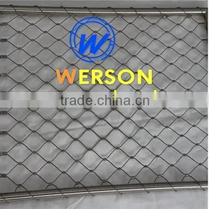 304,316 Stainless Steel Wire Rope Mesh for Architectural Purpose,ceiling,wall ,hand Woven or Ferruled | Generalmesh thumbnail-1