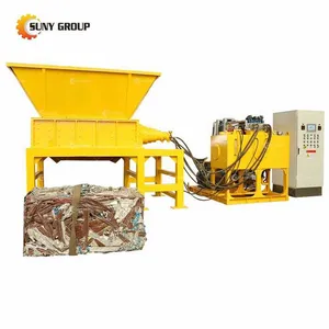 Hydraulic Power Double Shaft Shredder for Waste Metal Plastic Tire Recycling thumbnail-2