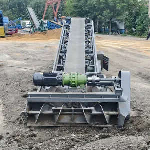 Crawler Walking Slag Scraper, Coal Slag Stacking Material Scraper, Remote-controlled Material Reclaiming Conveyor thumbnail-1