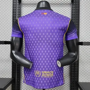 Barcelona Jersey 2026 Season La Liga Player Version Purple Football Shirt thumbnail-2