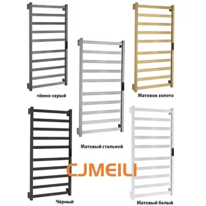 Bathroom Electric Heated Towel Rack, Towel Warmer for Bathroom, Wall Mounted Stainless Steel,5 Colours thumbnail-4