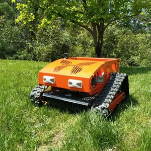 EPA Industrial Grade 4-Stroke Cordless Gasoline Powered Engine Adjustable Cutting Height 10-150MM Radio Controlled Lawn Mower thumbnail-4