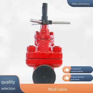 Langfeng High-pressure Mud Gate Valve Z23x-350 Dn100 for Oil Fields and Drilling{mud Valve} thumbnail-2