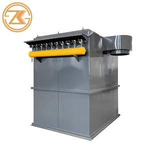 Factory 120 Bags Pulse Jet Dust Collector Industrial Bag Filter Dust Removal Equipment For Cement Mining Plant thumbnail-1