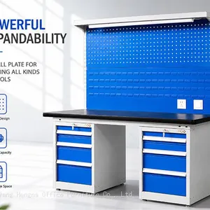 Modular Workbench System – 6 Config, 3 Top Options, Knock-Down Frame for Custom Workshop Layouts thumbnail-1