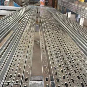 Hot-dip Galvanized C-channel Steel, PV Brackets, Seismic Supports for Fire Pipes and Cable Trays, Steel Structure Purlins thumbnail-1