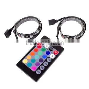 5V Computer RGB LED Light Strip With Remote Control thumbnail-5